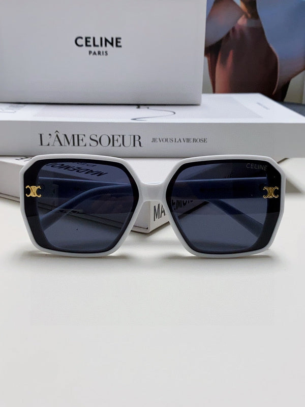 TRIOMPHE SUNGLASSES 548594 IN WHITE ACETATE