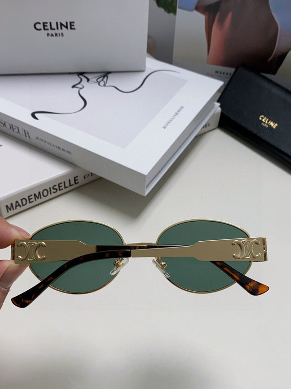 TRIOMPHE SUNGLASSES 548596 IN METAL BLACK LENSES