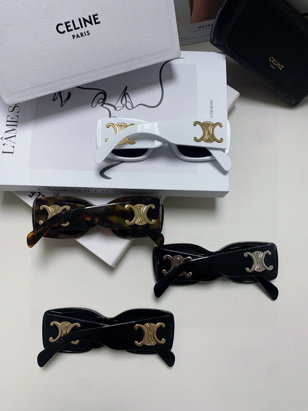 TRIOMPHE SUNGLASSES 548602 IN BLACK ACETATE