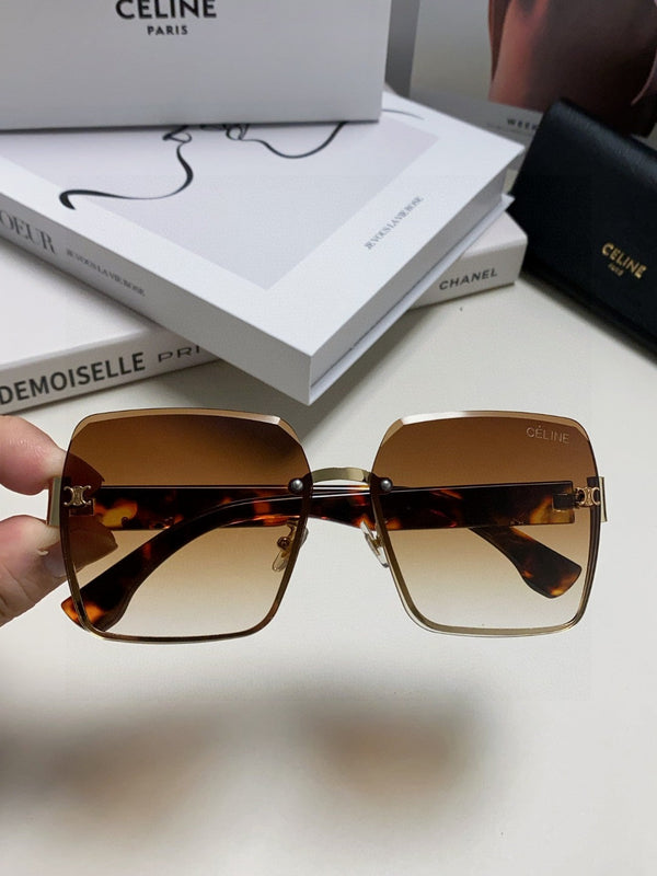 TRIOMPHE SQUARE SUNGLASSES 552781 IN HAVANA ACETATE