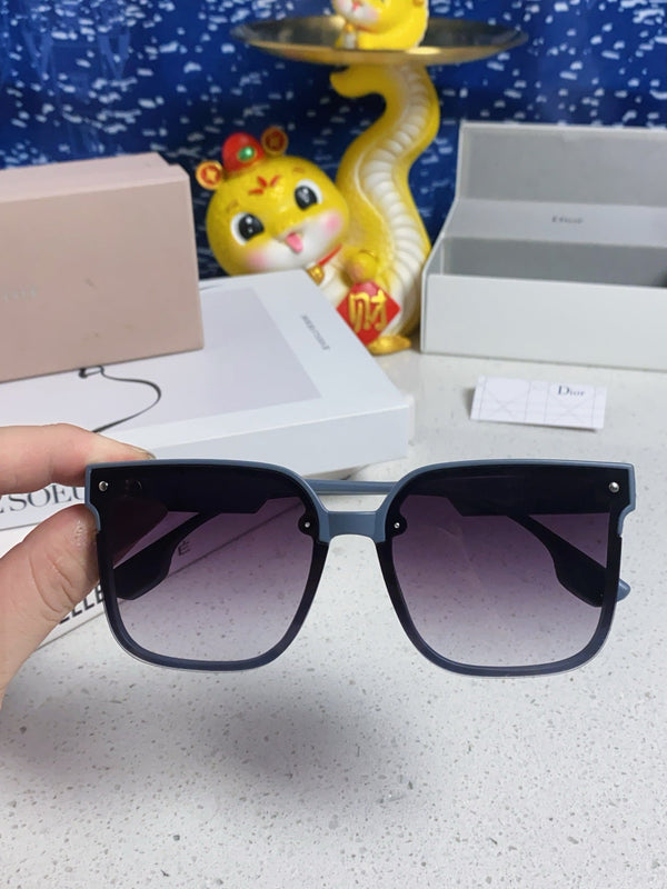 MONTAIGNE SUNGLASS 560861 IN TAN BLUE ACETATE