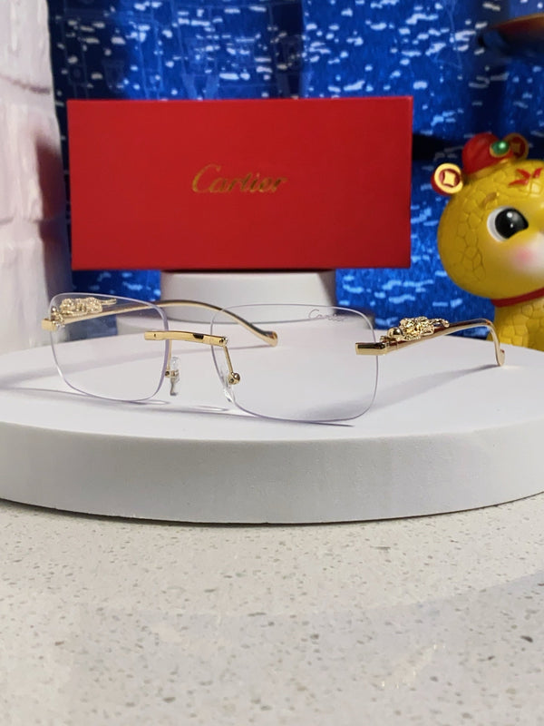 OCCHIALI DA SOLE PANTHÈRE MONTATURA RETTANGOLARE 567503 IN METALLO