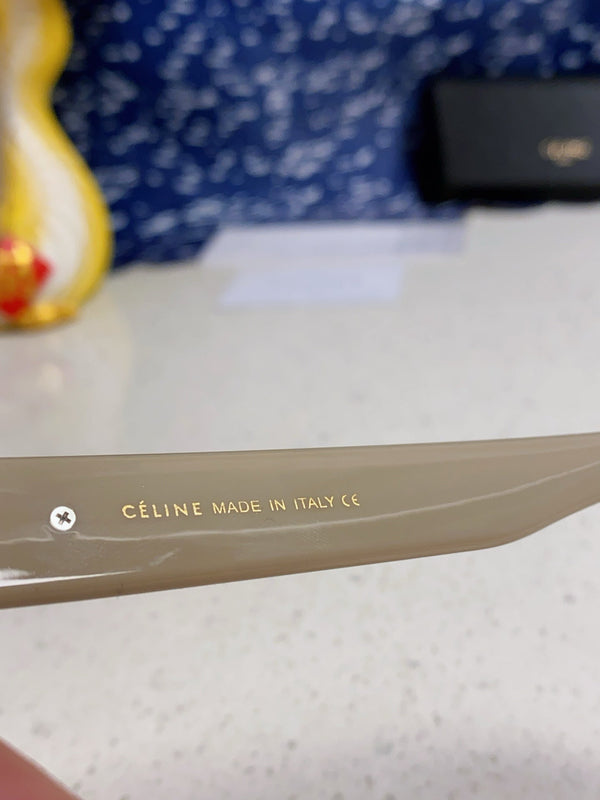 TRIOMPHE SUNGLASS 533218 IN IVORY ACETATE CAMEL LENSES