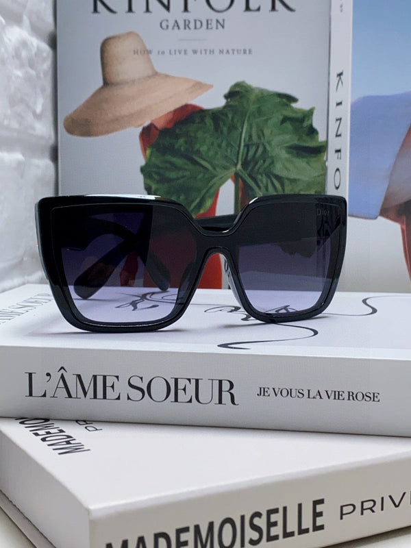 OCCHIALI DA SOLE LADY 95.22 S2F 571586 IN ACETATO NERO GRIGIO FUMO