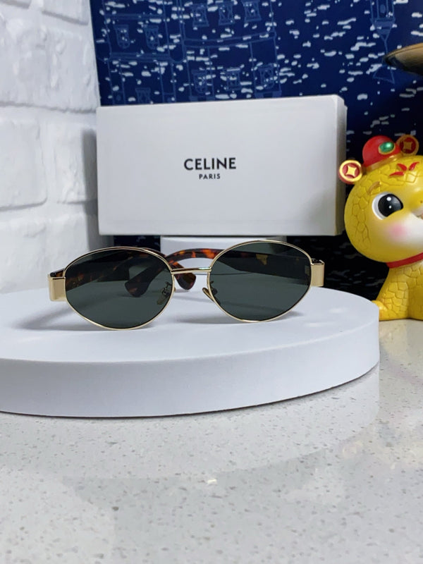 TRIOMPHE SUNGLASS 538531 IN HAVANA ACETATE BLACK LENSES