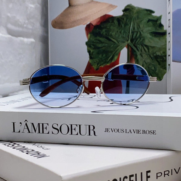 PREMIÈRE ROUND FRAME SUNGLASSES CT0464S IN METAL