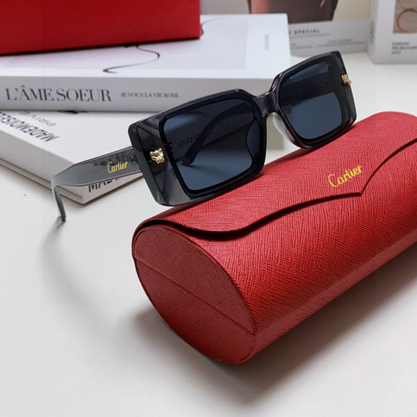 EMBOSSED LOGO RECTANGULAR FRAME SUNGLASSES 575773 IN ACETATE