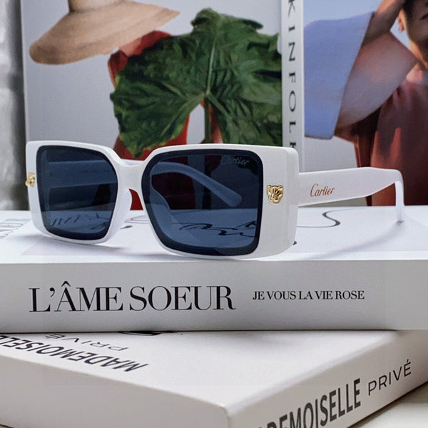 EMBOSSED LOGO RECTANGULAR FRAME SUNGLASSES 575773 IN ACETATE