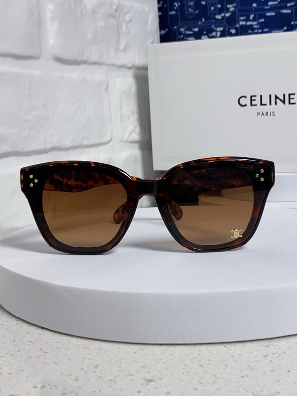 SQUARE SUNGLASS 575844 IN HAVANA ACETATE