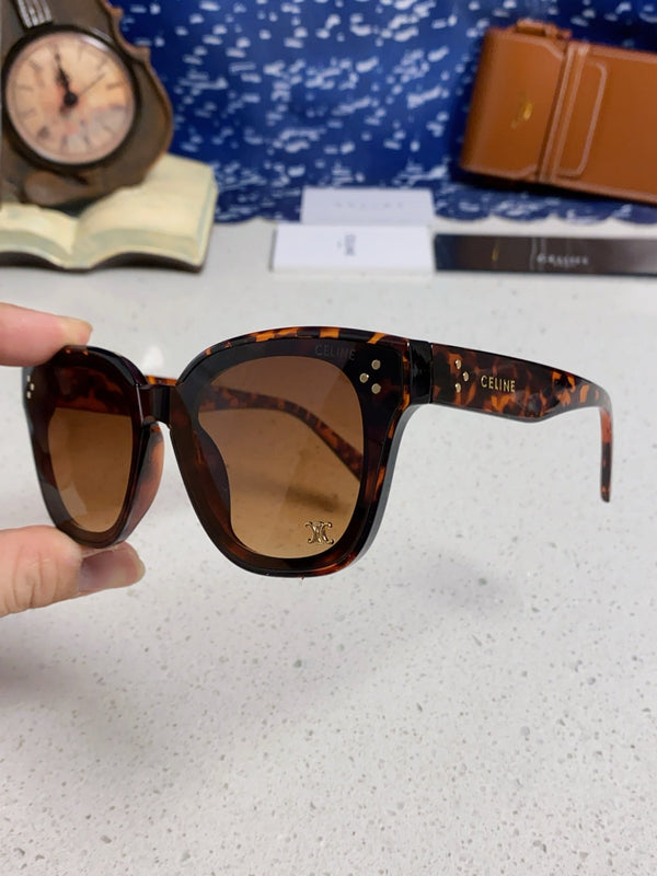 SQUARE SUNGLASS 575844 IN HAVANA ACETATE