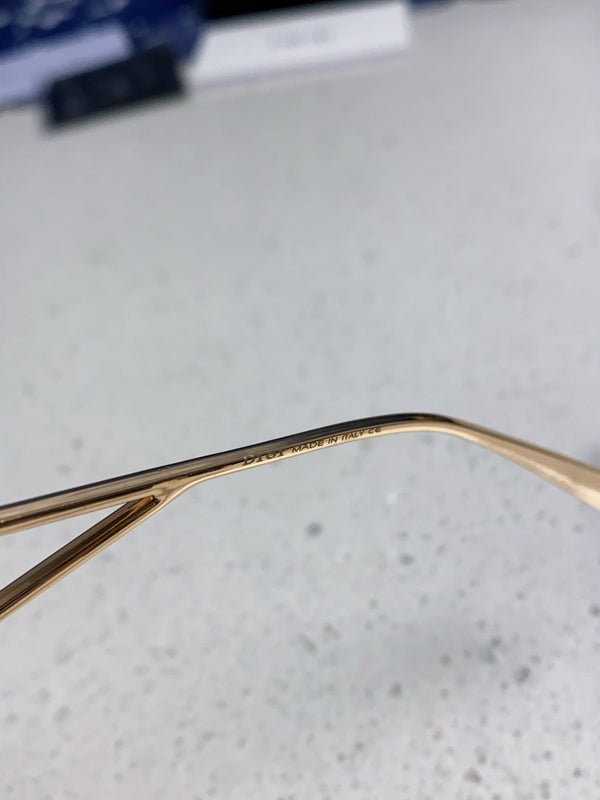 30MONTAIGNE S7U SUNGLASS 578108 IN GOLD METAL BROWN LENSES