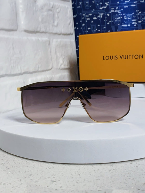 GOLDEN MASK SUNGLASSES 582732 IN GOLD METAL DARK GREY SMOKE LENSES