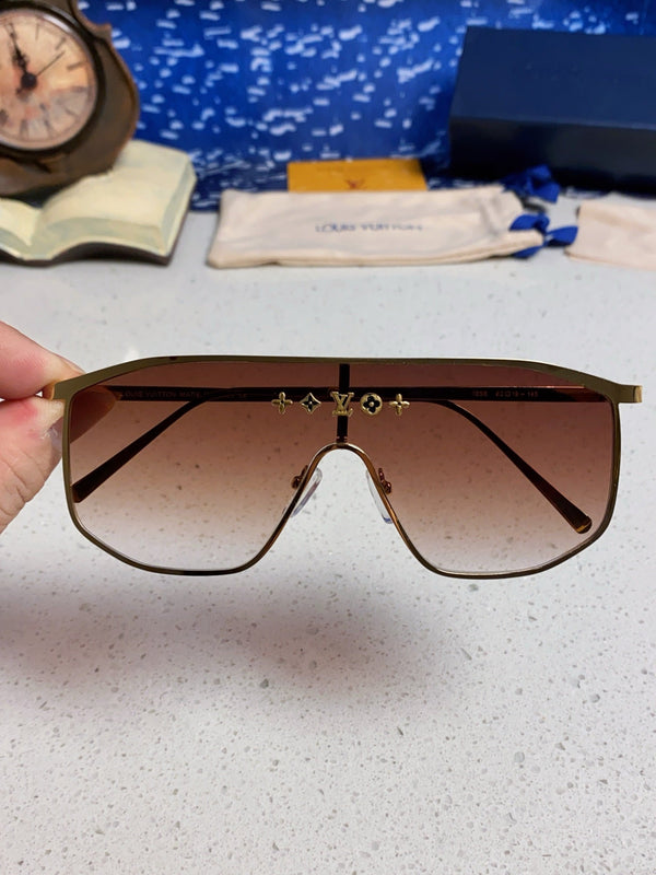 GOLDEN MASK SUNGLASSES 582733 IN GOLD METAL BROWN SMOKE LENSES