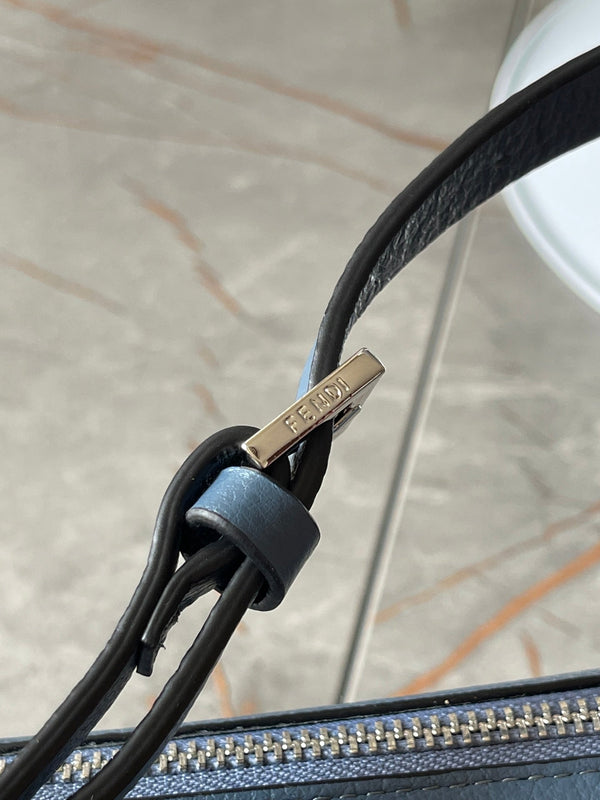 SIMPLY MINI 22 IN FIORD BLUE GRAINED CALFSKIN