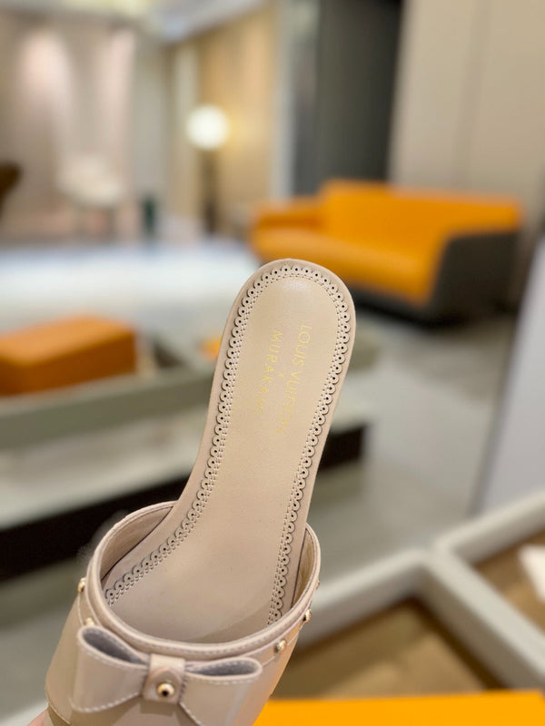 LV x TM 6AM Flat Mule Beige Montone 241222