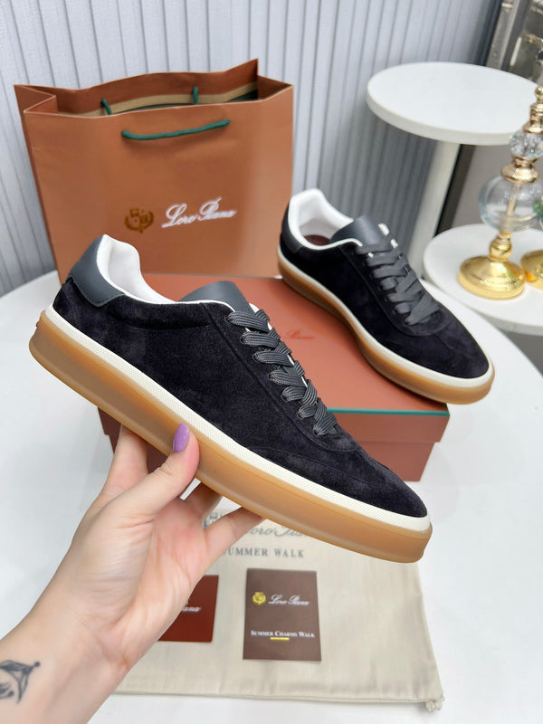 LP TENNIS WALK SNEAKERS CHARCOAL SUEDE