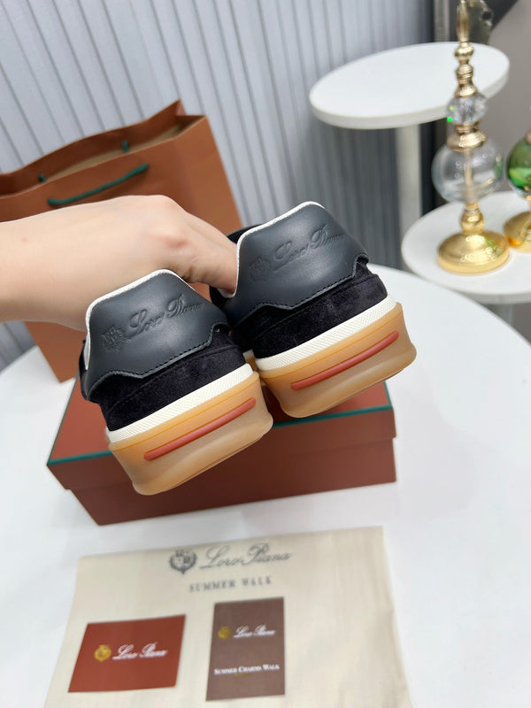 LP TENNIS WALK SNEAKERS CHARCOAL SUEDE