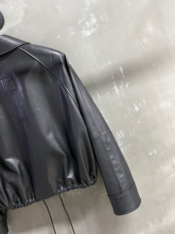Loewe 2025 Leather Jacket Black Sheepskin