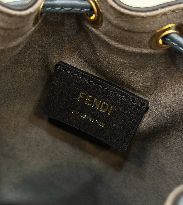 MON TRESOR 18 IN COLORFUL CANVAS WITH FF MOTIF EMBROIDERED