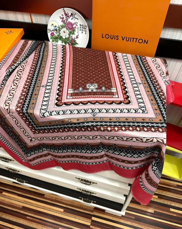 SCARF 200 CM IN COLORFUL CASHMERE 394890