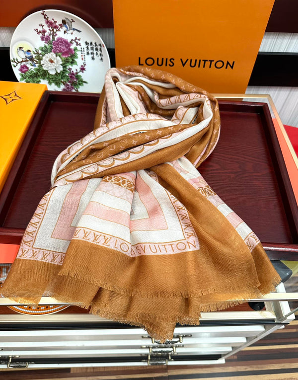 SCARF 200 CM IN COLORFUL CASHMERE 394891