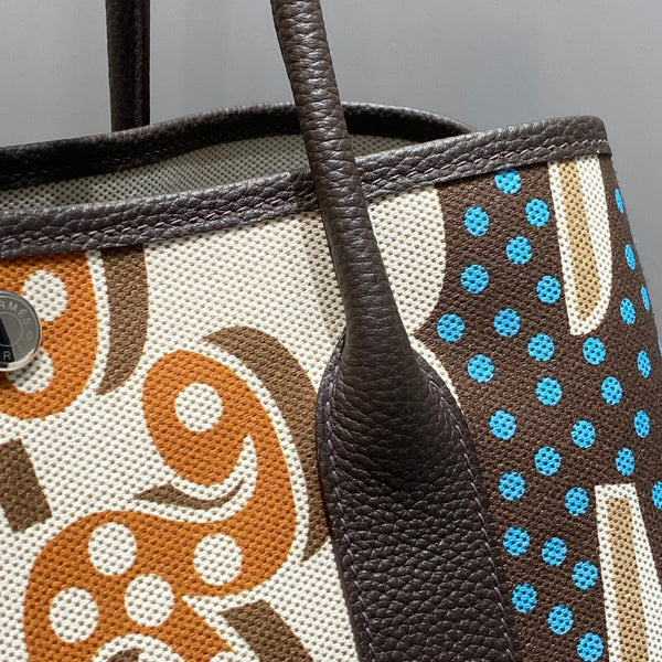 HM Garden Party 36 Multicolor Canvas and Negonda Calfskin 243408