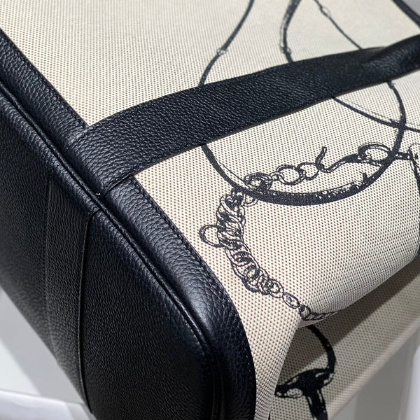 HM Garden Party 36 Multicolor Canvas and Negonda Calfskin 243404