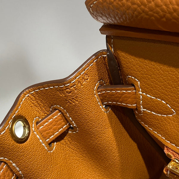 HM Birkin 20cm Gold Togo Leather Gold Hardware