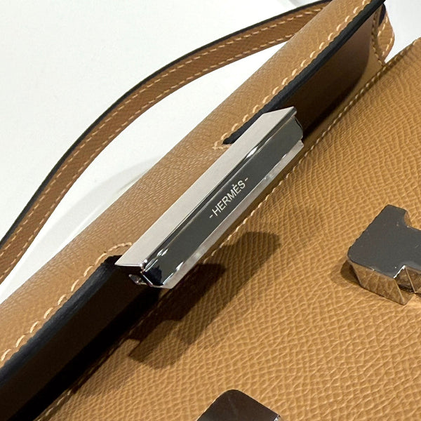 HM Constance Elan 24 Liquid Caramel Epsom Silver Hardware 237337