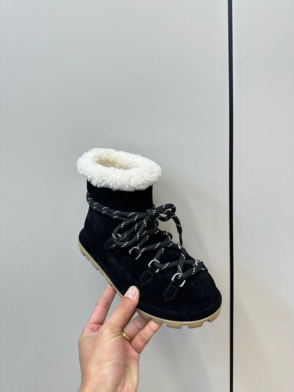 Stivaletti Miu in camoscio nero