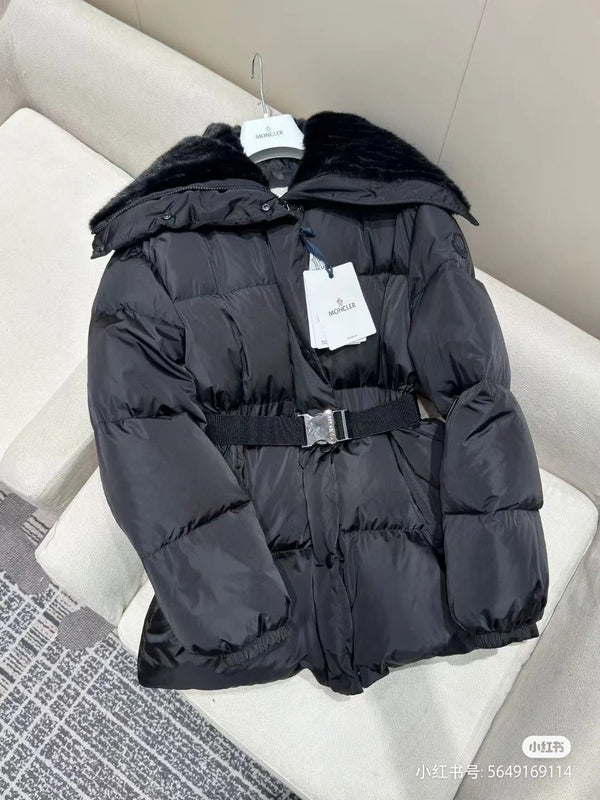 Moncler 25 Brasseurs Short Jacket Black Polyester 291396