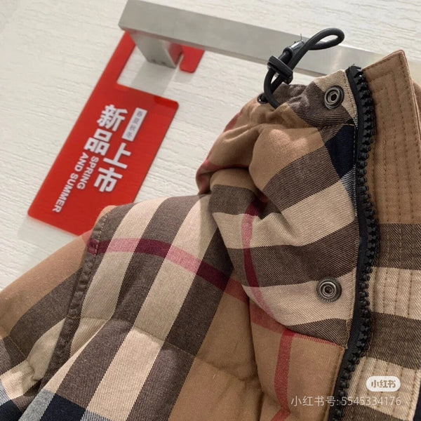 Bur 25 Down Jackets Brown Cotton 291393