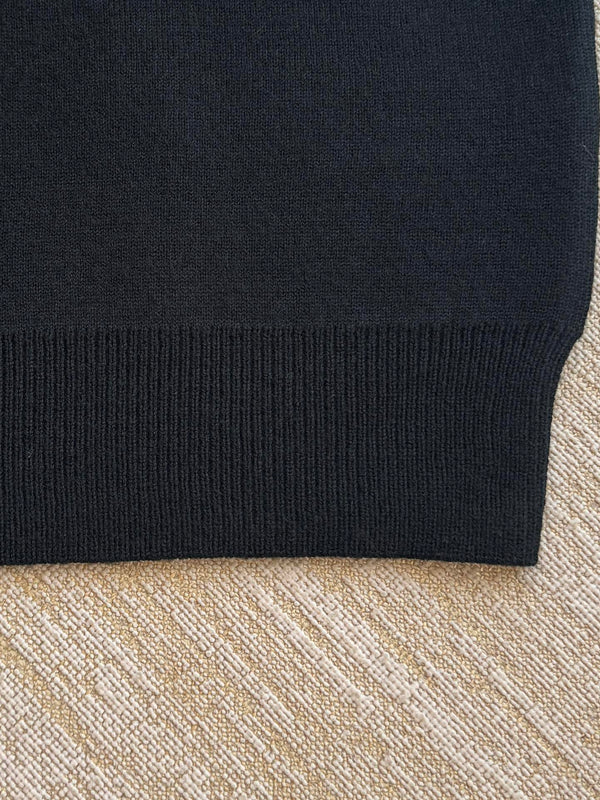 Maglione Balenciaga 25 in lana nera 0017