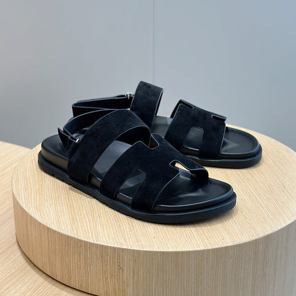 HM GENIUS SANDAL BLACK SUEDE