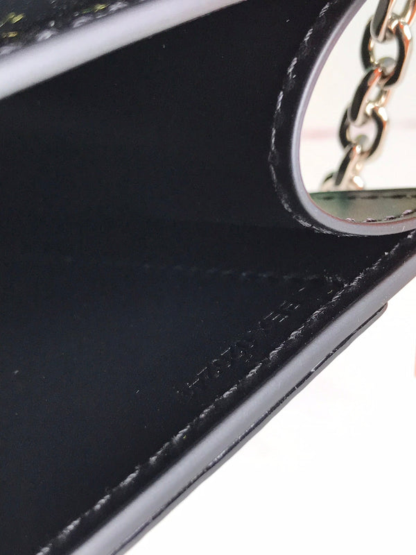 DUCHESSE MARIE-CAROLINE BAG 25 IN BLACK GOYARDINE CANVAS AND SMOOTH CALFSKIN