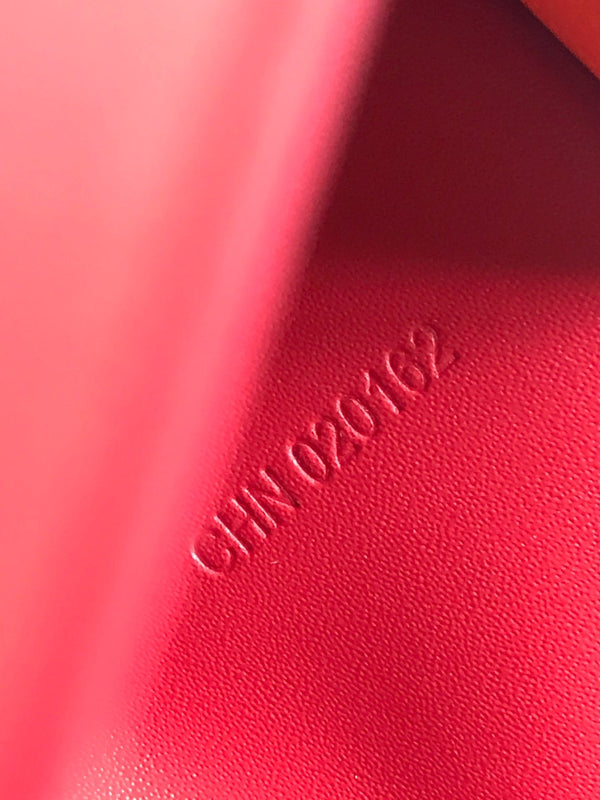 Goyard Grenelle Passport Cover 10cm Red Canvas & Cafskin