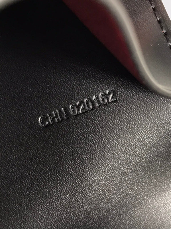 Goyard Grenelle Passport Cover 10cm Full Black Canvas & Cafskin