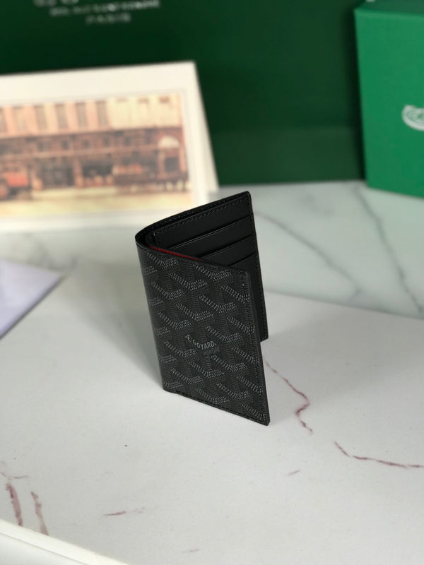 Goyard Saint-Pierre Card Wallet 11cm Black Canvas