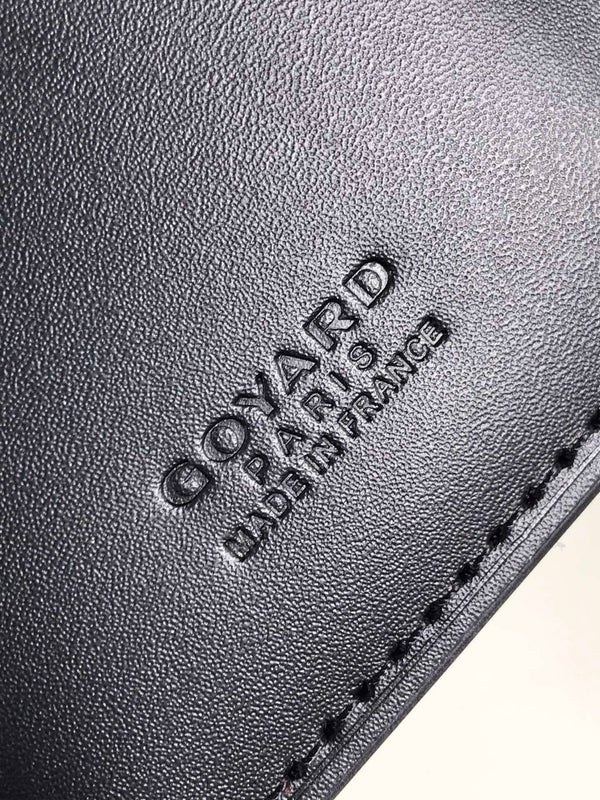 Goyard Saint-Pierre Card Wallet 11cm Black Canvas
