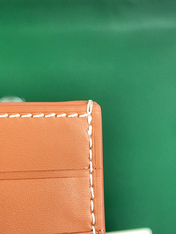 Goyard Saint-Pierre Card Wallet 11cm Black & Tan Canvas