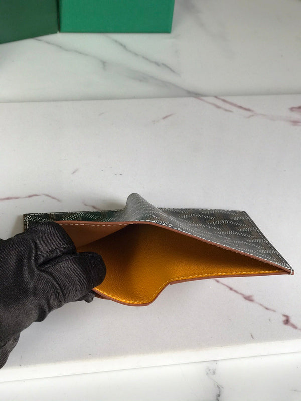 Goyard Saint-Pierre Card Wallet 11cm Black & Tan Canvas