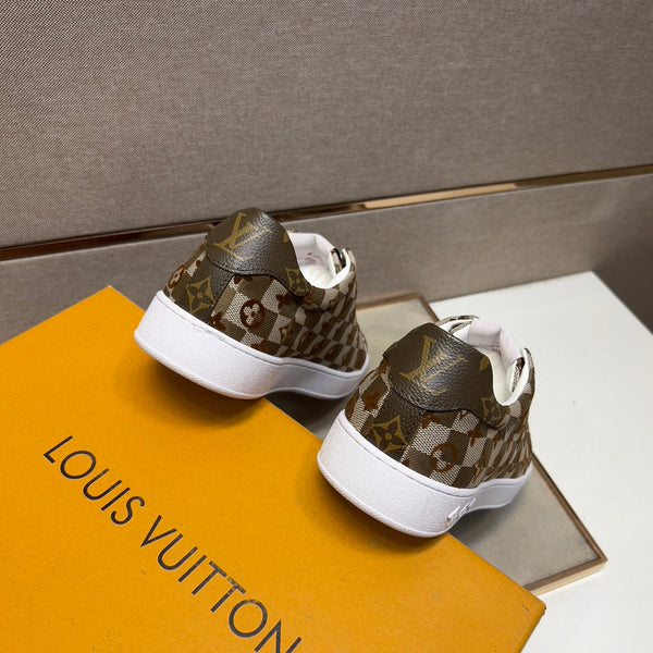 LV TRAINER PEANUT BROWN DAMIER BREATHABLE FABRIC