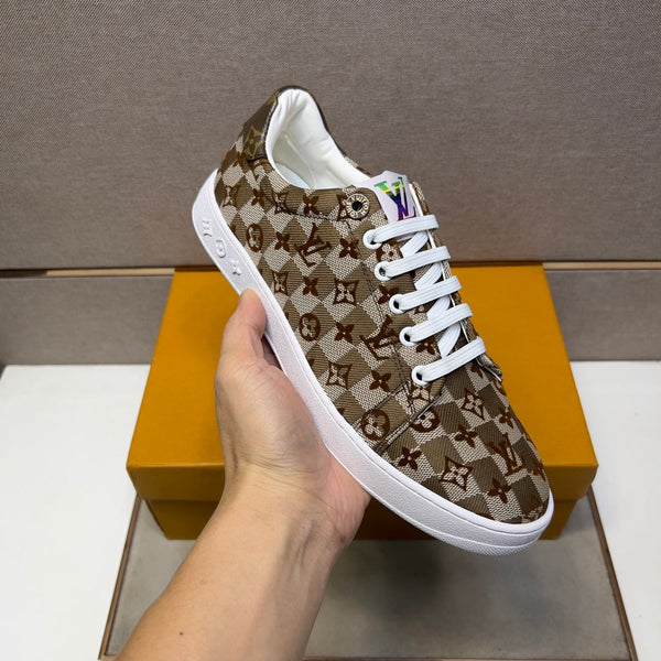 LV TRAINER PEANUT BROWN DAMIER BREATHABLE FABRIC