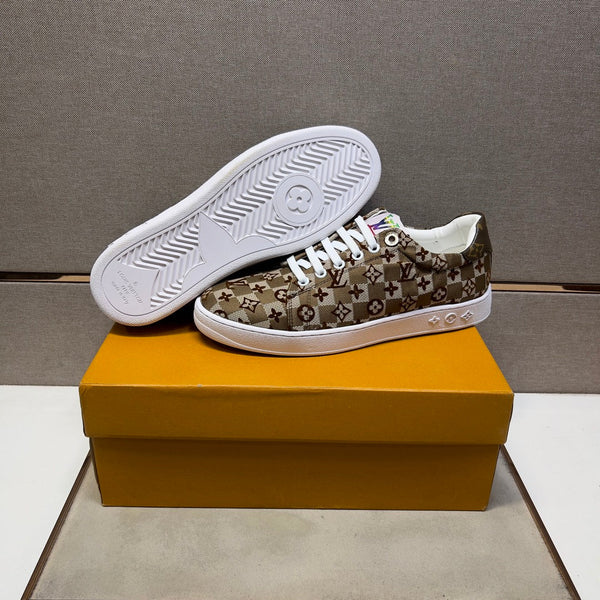 LV TRAINER PEANUT BROWN DAMIER BREATHABLE FABRIC