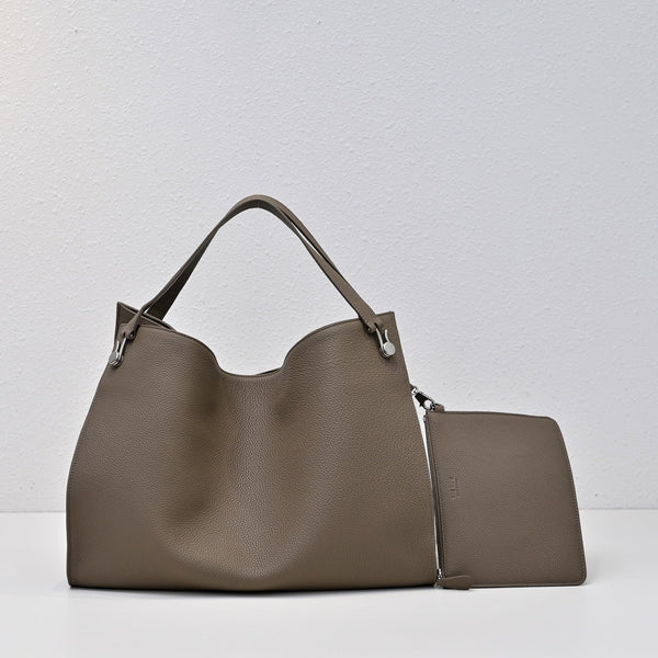 The Row Alexia Tote Bag 36cm Elephant Ans Leather
