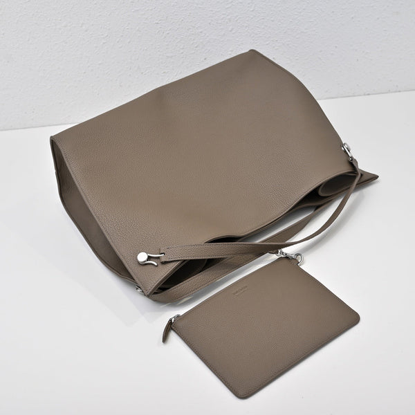 The Row Alexia Tote Bag 36cm Elephant Ans Leather