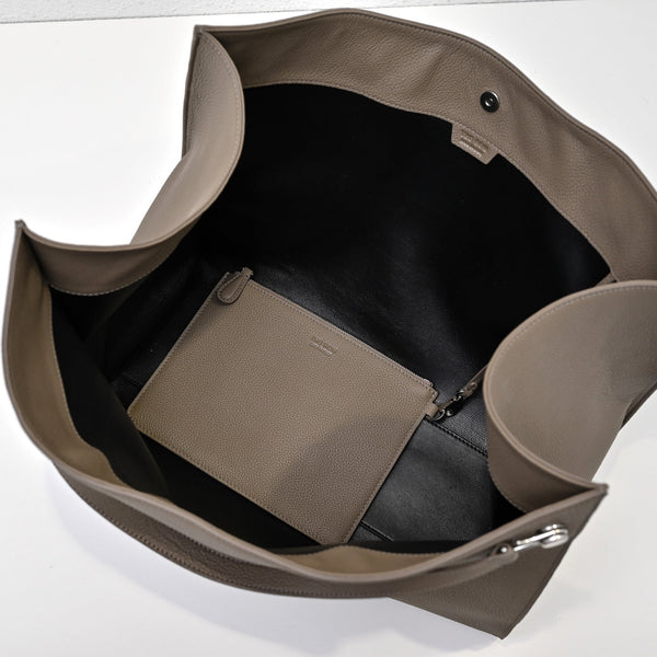 The Row Alexia Tote Bag 36cm Elephant Ans Leather