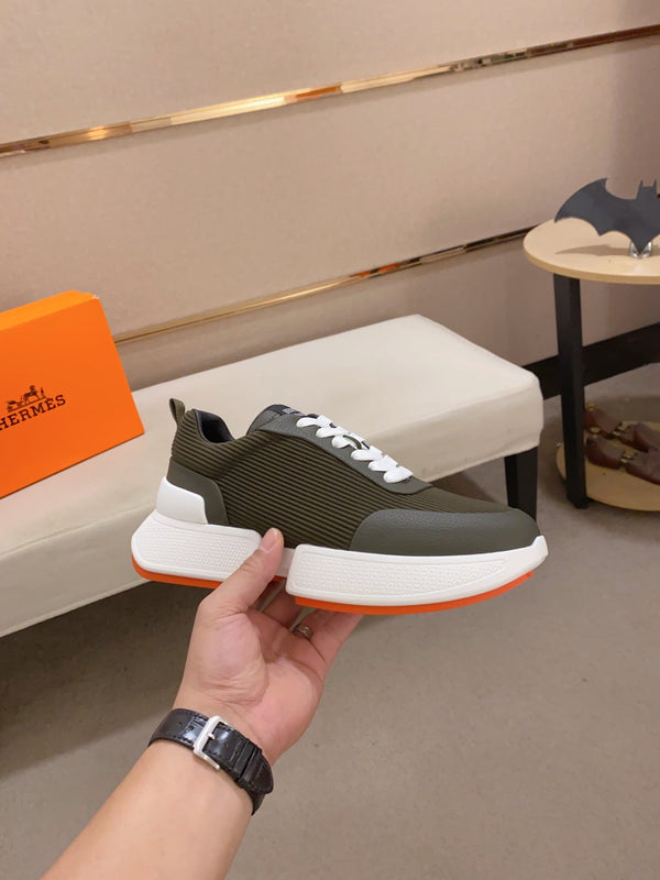 HM BOUNCING SNEAKER OLIVE WEAVE