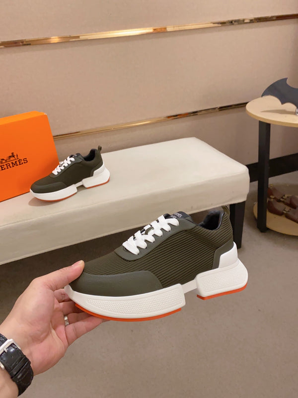 HM BOUNCING SNEAKER OLIVE WEAVE