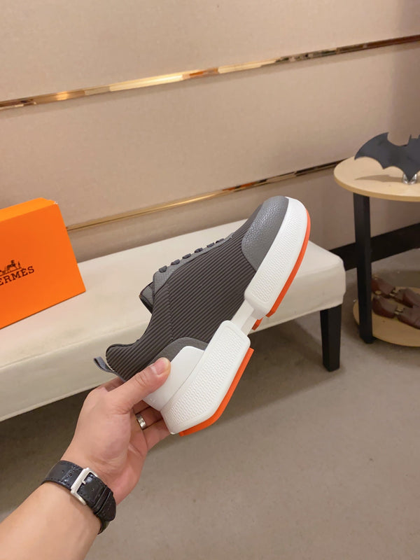 HM BOUNCING SNEAKER GRIGIA E TRAMA CENERE